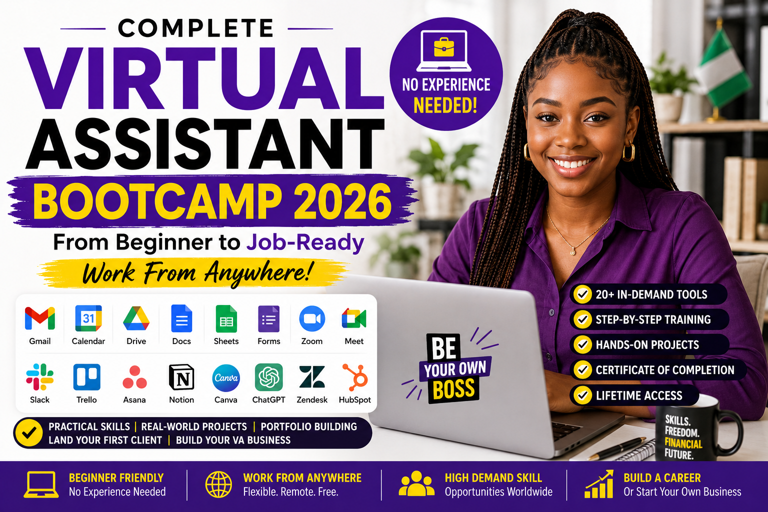 Advanced Virtual Assistant Bootcamp 2026: From Beginner to Job-Ready Virtual Assistant