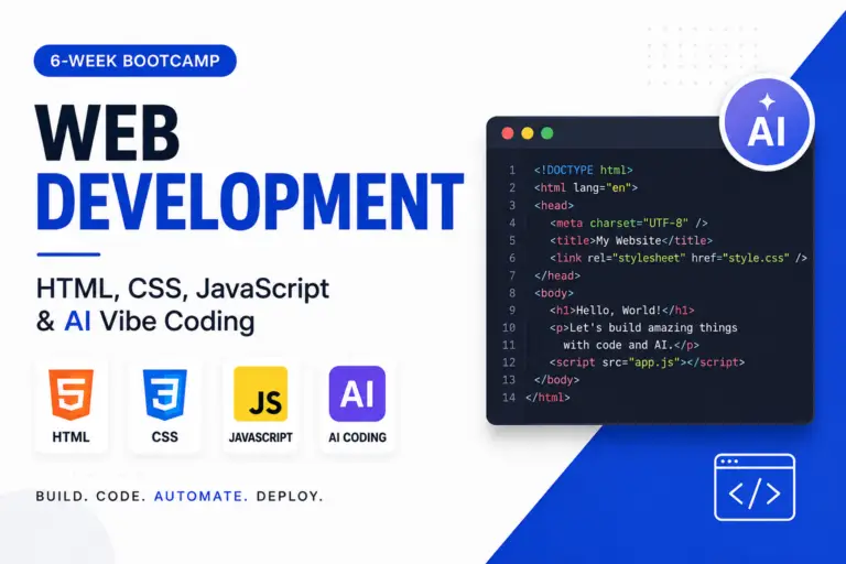The Complete 6-Week Web Development Course